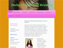 Tablet Screenshot of diaby-african-hair-braiding.com